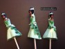 480sp Princess Frog Full Body Chocolate or Hard Candy Lollipop Mold